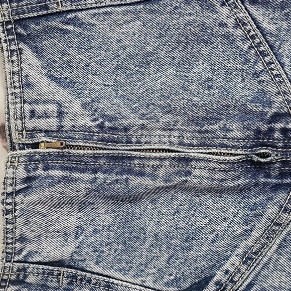 𝅺GITANO Express Acid Wash Denim Pencil Skirt - Vintage 80s/90s Vibes! - Picture 6 of 8